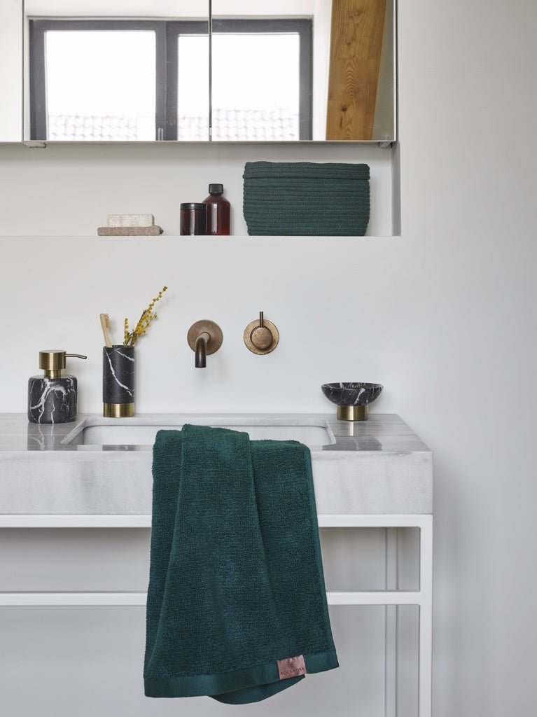 Nero Black Marble Spare Toilet Paper Holder - |VESIMI Design| Luxury and Rustic bathrooms online