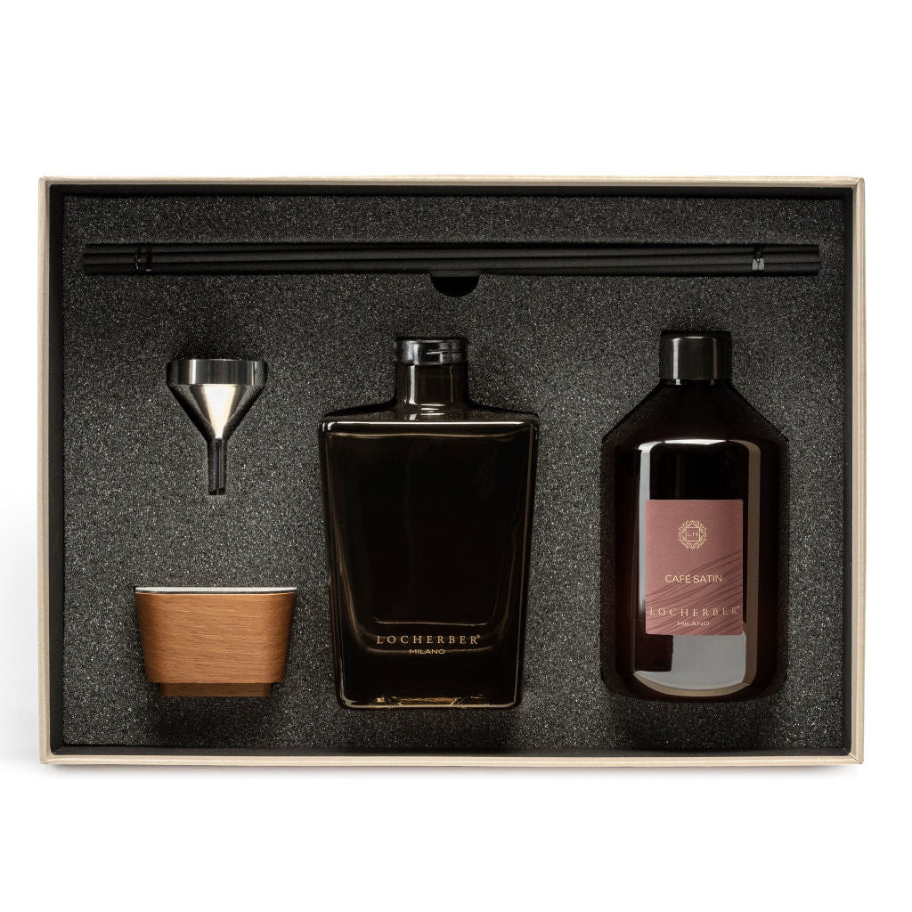 NEW Café Satin Diffuser Gift box by Locherber Milano 500ml - |VESIMI Design|