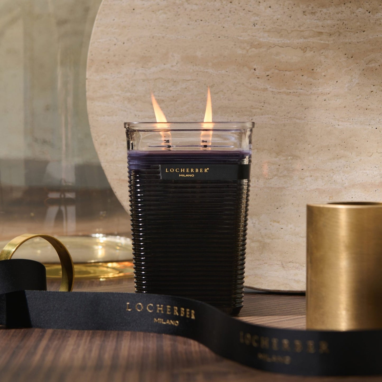 New Locherber Milano Candle CAFÉ SATIN 450g - |VESIMI Design|