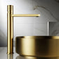 Opera Satin Gold Bathroom Vessel Sink Basin Faucet - |VESIMI Design| Luxury and Rustic bathrooms online