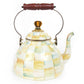 PARCHMENT Enamel Tea Kettle by Mackenzie Childs 2.84L - |VESIMI Design| Luxury and Rustic bathrooms online