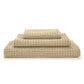 Pousada Waffle Design Egyptian Cotton Towels - 714 Sand - |VESIMI Design| Luxury and Rustic bathrooms online