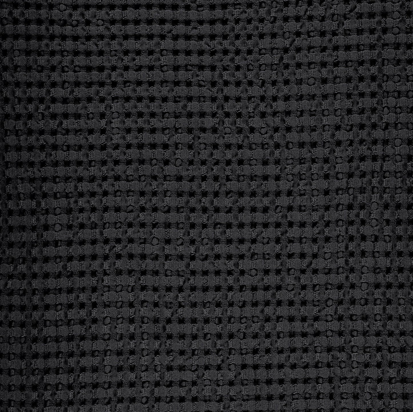 Pousada Waffle Retro Design Egyptian Cotton Towels - 990 Black - |VESIMI Design| Luxury and Rustic bathrooms online