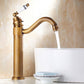 Retro Antique Brass Ceramic Vessel Sink Faucet Lavande - |VESIMI Design| Luxury and Rustic bathrooms online