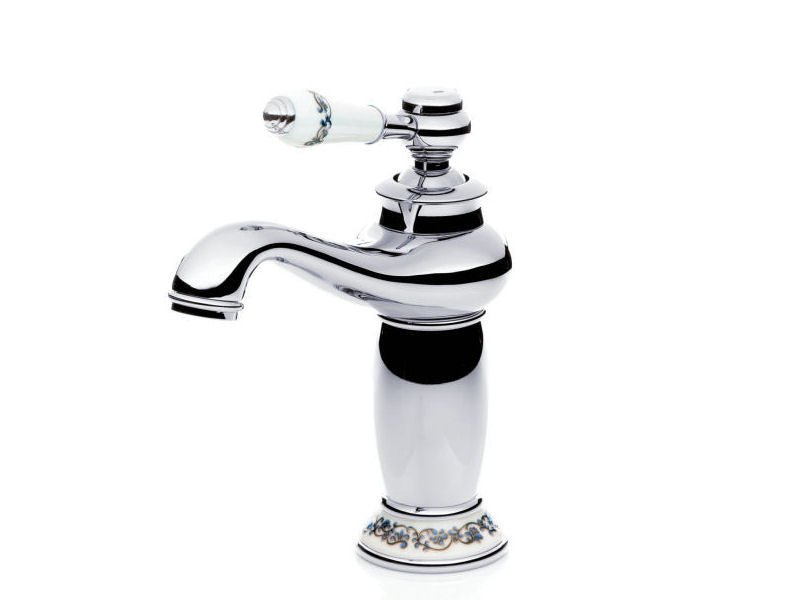 Retro Ceramic Basin Single Handle Faucet Lavande Chrome - |VESIMI Design| Luxury and Rustic bathrooms online