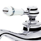 Retro Ceramic Basin Single Handle Faucet Lavande Chrome - |VESIMI Design| Luxury and Rustic bathrooms online