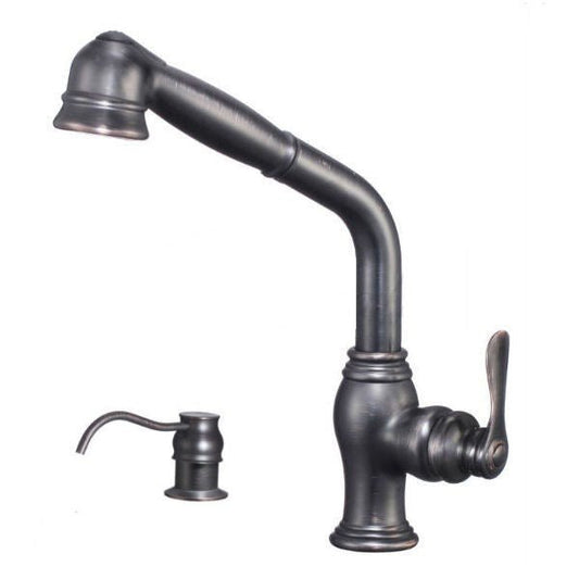 Retro Pull Down Kitchen Faucet Oil Rubbed Bronze - |VESIMI Design| Luxury and Rustic bathrooms online