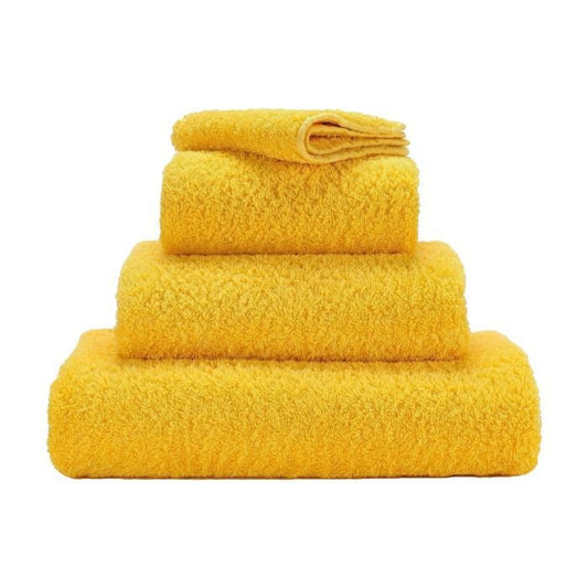Rich Yellow Super Pile Bath Towels by Abyss & Habidecor | 830 Banane - |VESIMI Design| Luxury and Rustic bathrooms online
