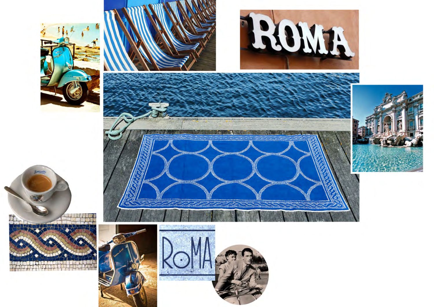 ROMA Luxury Egyptian Cotton Beach Towel - |VESIMI Design| Luxury and Rustic bathrooms online