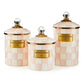 Rosy Check Large Canister - |VESIMI Design|