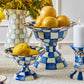 Royal Check Enamel Compote - Small - |VESIMI Design|