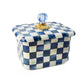 Royal Check Enamel Recipe Box - |VESIMI Design|