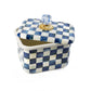 Royal Check Enamel Recipe Box - |VESIMI Design|