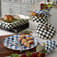 Royal Check Enamel Utensil Holder - |VESIMI Design|