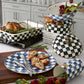 Royal Check Enamel Utensil Holder - |VESIMI Design|