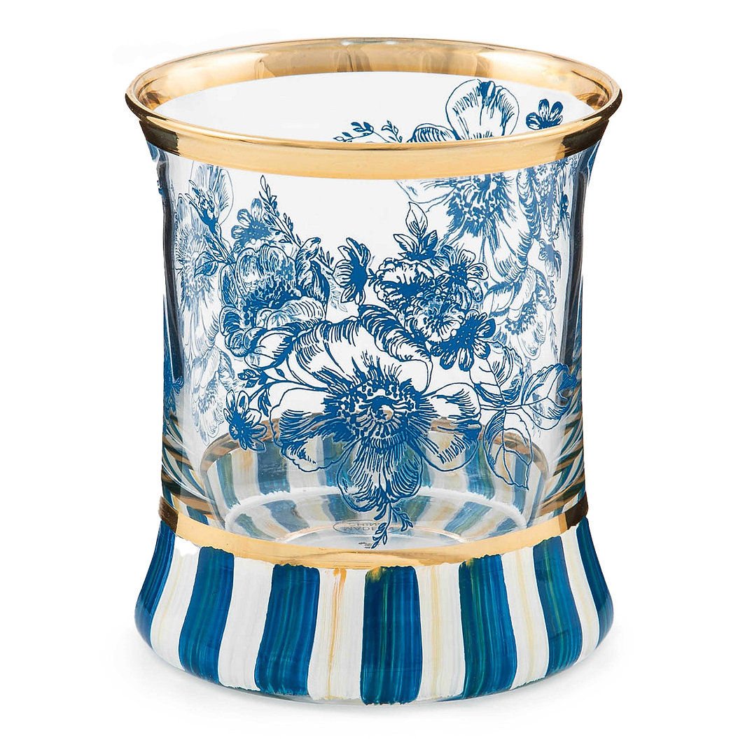 Royal English Garden Tumbler Glass, Set of 2 - |VESIMI Design|