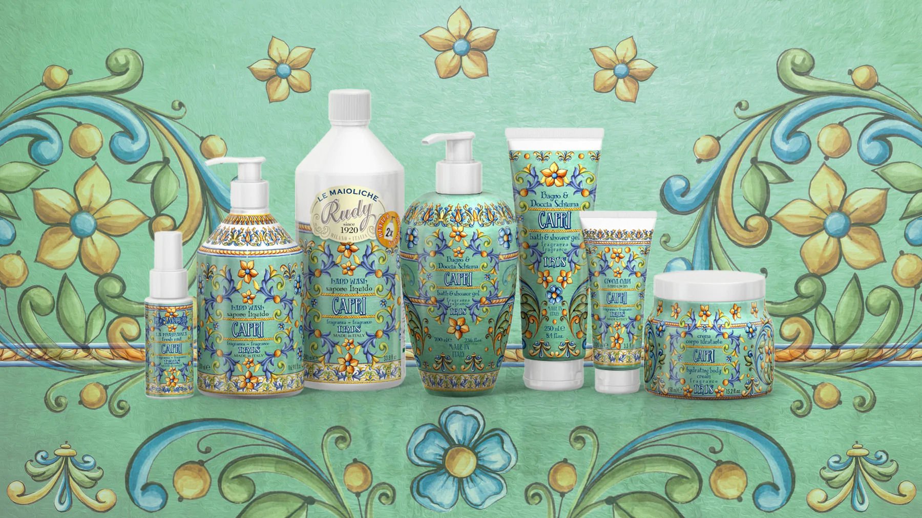 Rudy Profumi Sicilian CAPRI Body Cream - |VESIMI Design| Luxury and Rustic bathrooms online