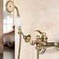 Rustic Antique Brass Bathtub Faucet Lavande - |VESIMI Design| Luxury and Rustic bathrooms online