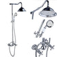 Rustic Elegant Shower Set Lavande Chrome - |VESIMI Design| Luxury and Rustic bathrooms online