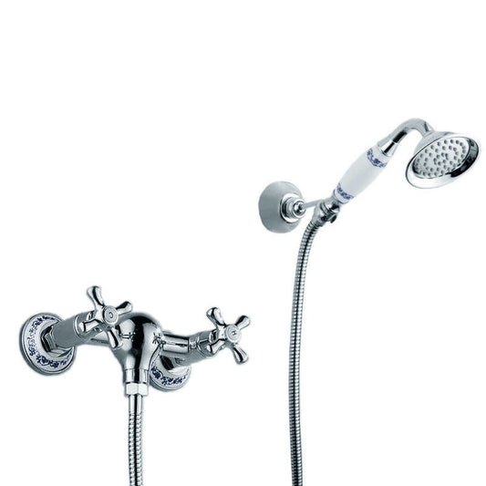 Rustic Single Handle Shower Faucet Lavande Chrome - |VESIMI Design| Luxury and Rustic bathrooms online