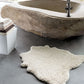 Sheepskin Design Egyptian Cotton Bathroom Rug PEAU by Abyss & Habidecor - |VESIMI Design| Luxury and Rustic bathrooms online