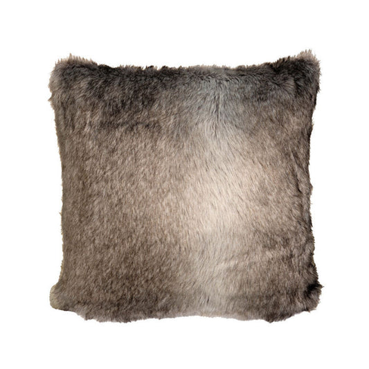Sibirian Wolf - Luxury Faux Full Fur Cushion - |VESIMI Design| Luxury and Rustic bathrooms online