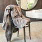 Sibirian Wolf - Luxury Grey Faux Fur Blanket - Plaid 140 x 200 cm - |VESIMI Design| Luxury and Rustic bathrooms online