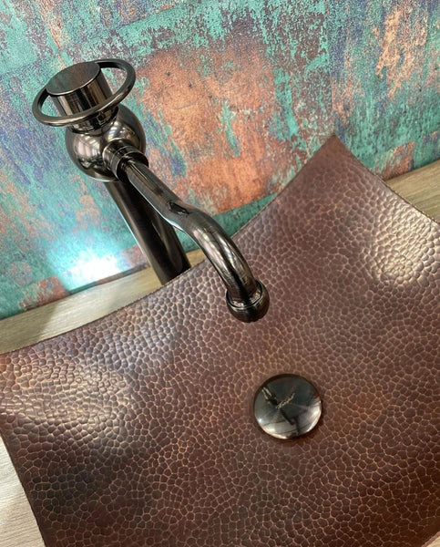 Sole Oil Rubbed Bronze Faucet with Industrial Copper Sink Combo Set - |VESIMI Design| Luxury and Rustic bathrooms online