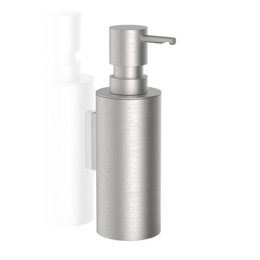 Stainless Steel Matt Wall Mounted Soap Dispenser by Decor Walther - |VESIMI Design|
