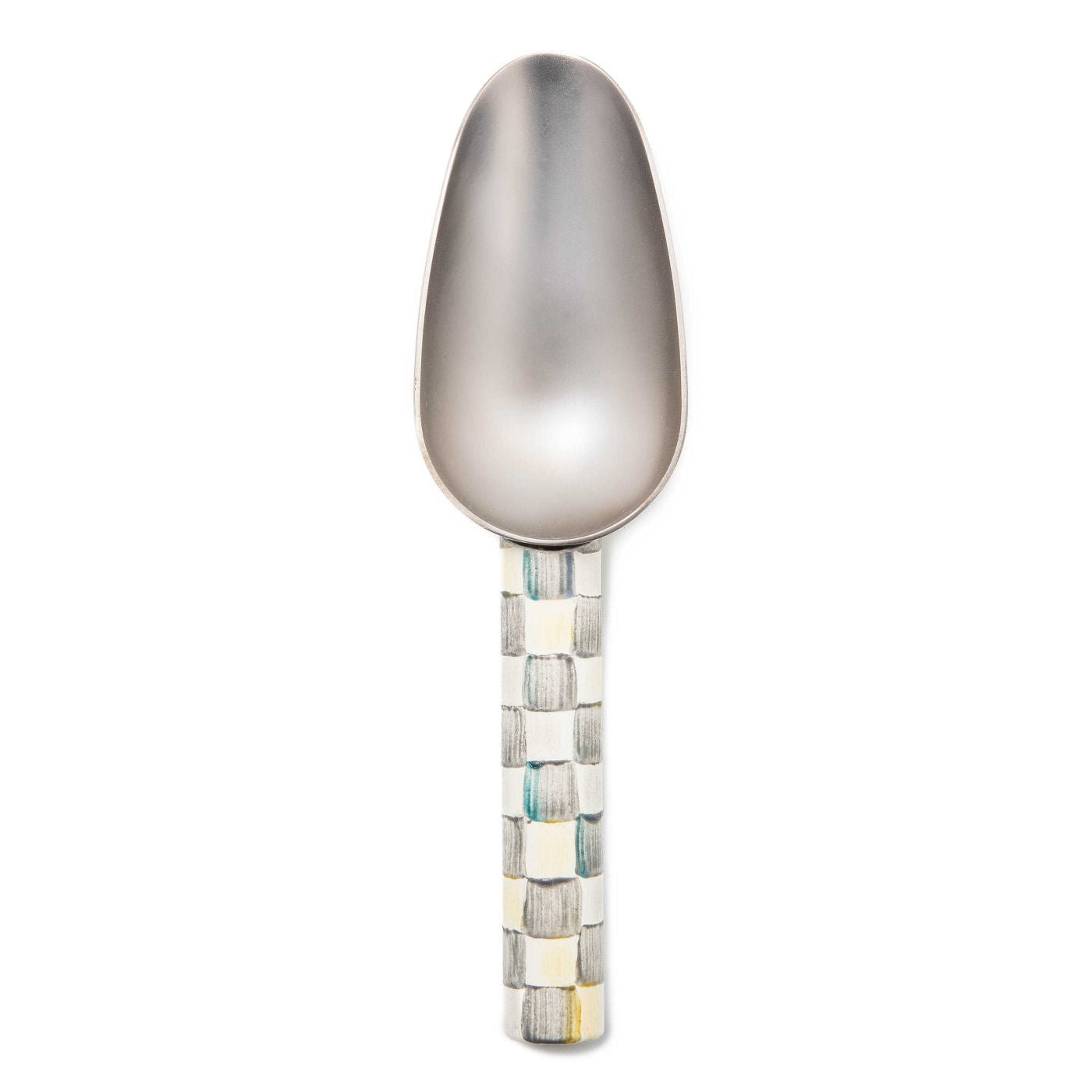 Sterling Check Small Scoop - |VESIMI Design|