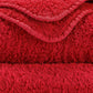 Super Pile Red Luxury Bath Towels by Abyss & Habidecor | 552 Lipstick - |VESIMI Design| Luxury and Rustic bathrooms online
