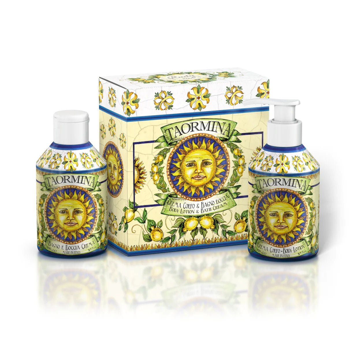 TAORMINA Gift Box - Body Shower Get & Body Cream - |VESIMI Design|