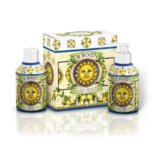 TAORMINA Gift Box - Body Shower Get & Body Cream - |VESIMI Design|