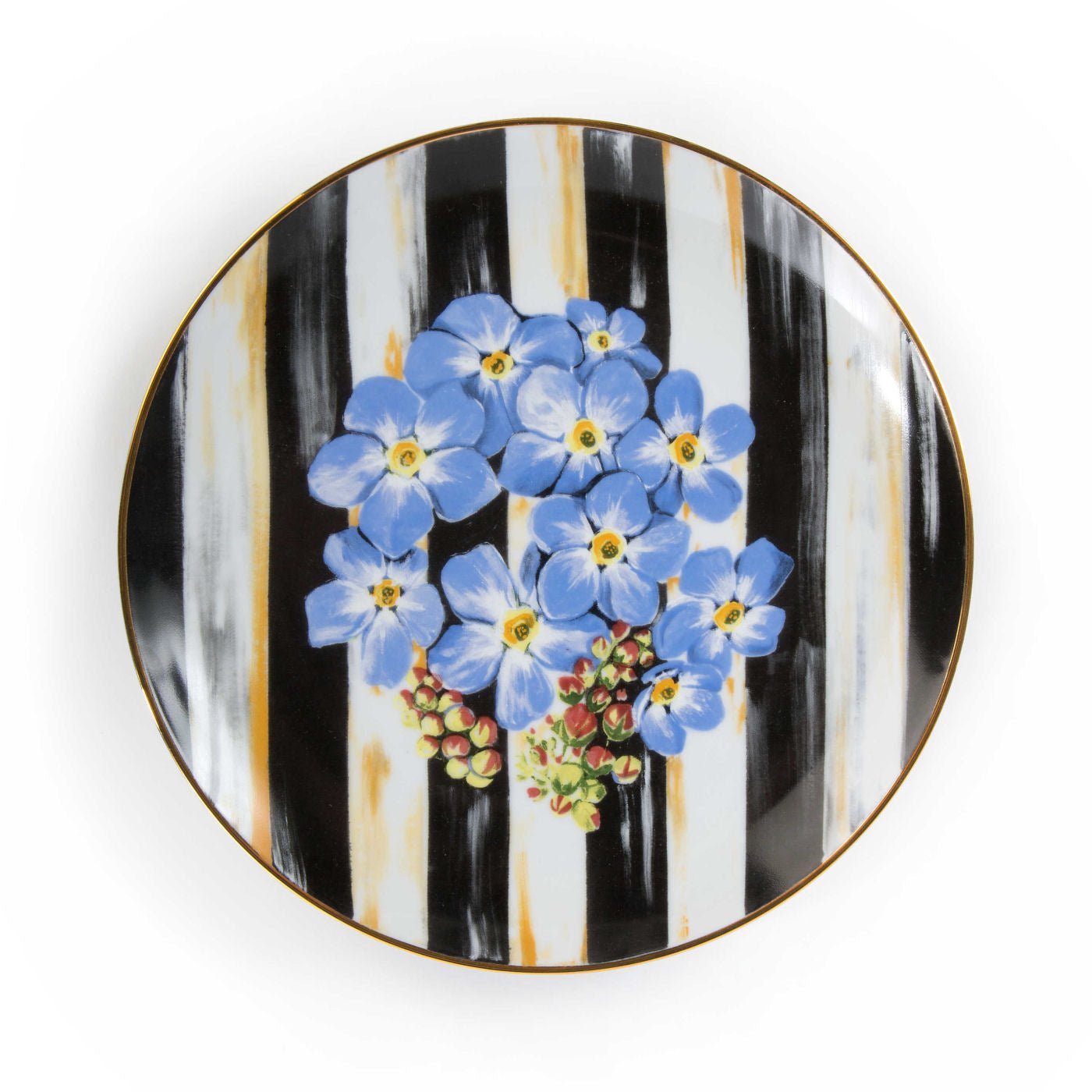 Thistle & Bee Salad Plate - Forget-Me-Not - |VESIMI Design|