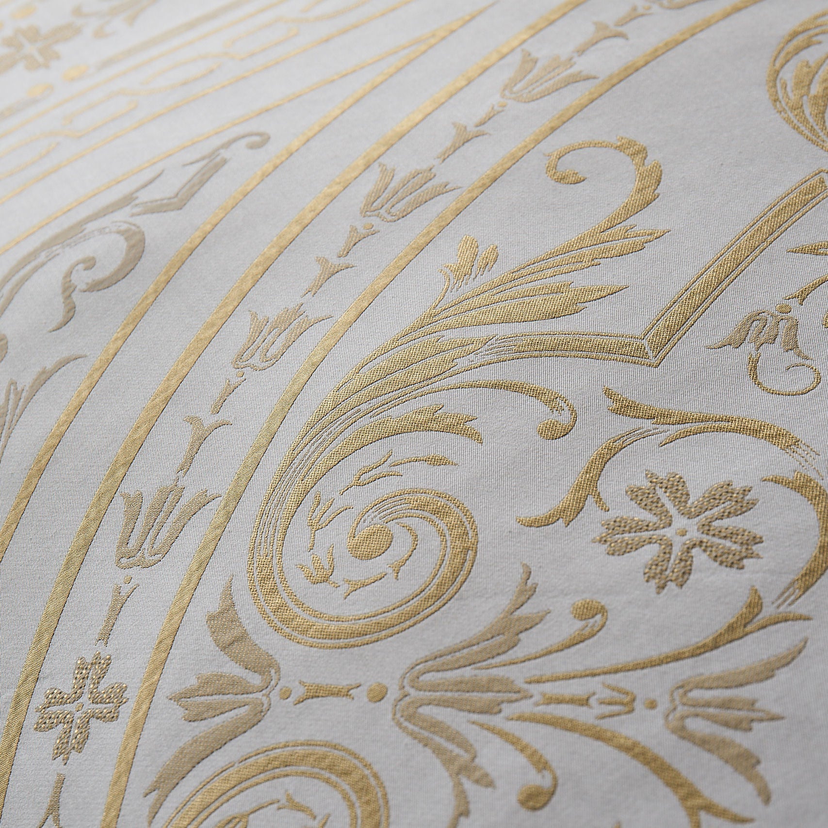 VERSAILLES Luxury White & Gold Egyptian Cotton Bed Linen - |VESIMI Design|