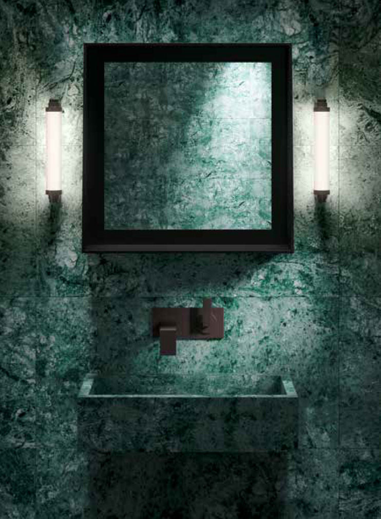 VIENNA Led Wall Light in Nickel Polished 40cm / 60cm - |VESIMI Design|