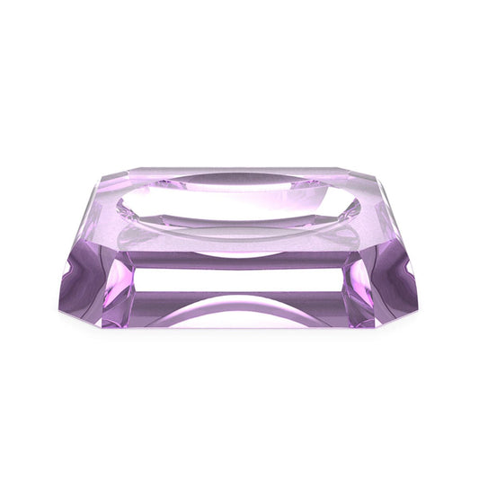 Violett Crystal Glass Bathroom Accessories Soap Dish by Decor Walther - |VESIMI Design|