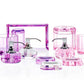 Violett Crystal Glass Bathroom Accessories Soap Dish by Decor Walther - |VESIMI Design|