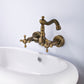 Wall mounted Rustic Provence Antique Brass Faucet - |VESIMI Design| Luxury and Rustic bathrooms online