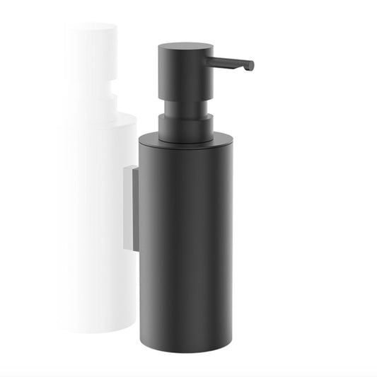 Wall Mounted Soap Dispenser Black Matt by Decor Walther - |VESIMI Design|