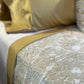 WALTZ Luxury Egyptian Cotton Gold Bed Cover / Plaid - |VESIMI Design| Luxury and Rustic bathrooms online