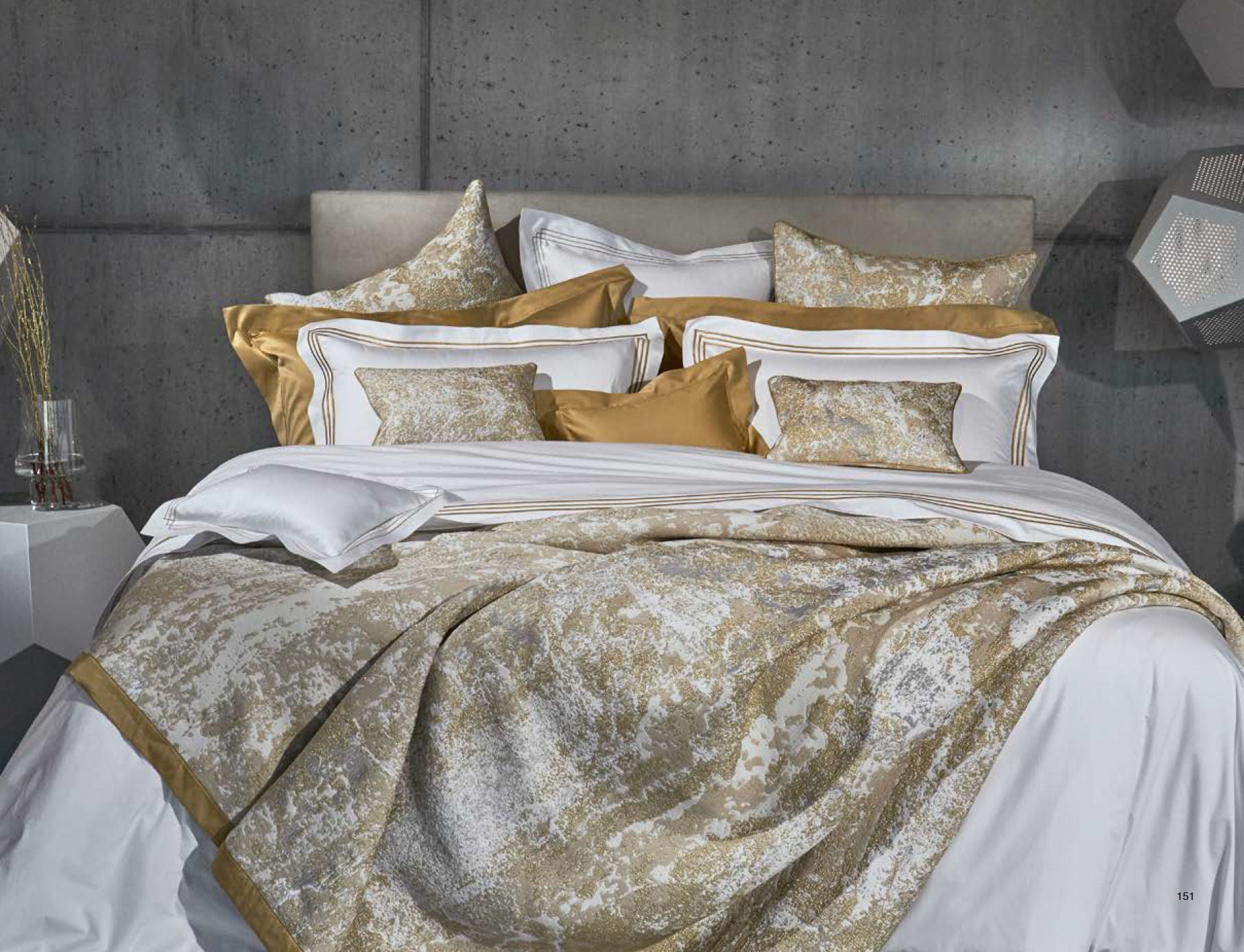 Buy Luxury Golden Silver Egyptian Bedding Set at Best Prices