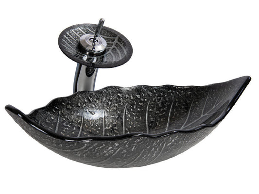 VAPSINT Waschtischarmatur Aus Gebürstetem Nickel – Wasserfall-Design, Mit Pop-Up-Ablauf & 6-Zoll-Deckplatte Für 1/3-Loch-Montage
