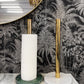 White / Green Gold Marble Kitchen Paper Towel Holder - |VESIMI Design|