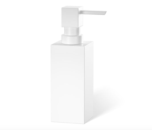 White Matt Square Design Dispenser by Decor Walther - |VESIMI Design|
