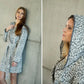 ZIMBA Animal Print 100% Egyptian Cotton Robe - |VESIMI Design|